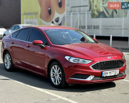 Форд Фьюжн 2017 в Сумах на Automoto.ua Красный Форд Фьюжн, объемом двигателя 1.5 л и пробегом 80 тыс. км за 13999 $, фото 1 на Automoto.ua