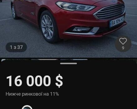Форд Фьюжн 2017 в Кропивницком (Кировограде) на Automoto.ua Красный Форд Фьюжн, объемом двигателя 2 л и пробегом 59 тыс. км за 16100 $, фото 36 на Automoto.ua