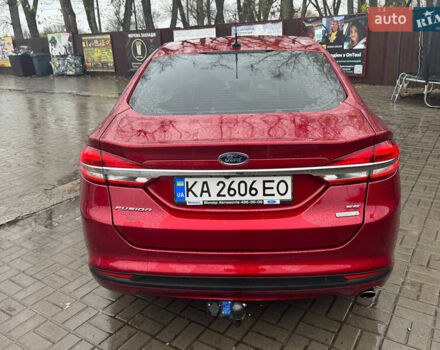 Красный Форд Фьюжн, объемом двигателя 1.5 л и пробегом 76 тыс. км за 10400 $, фото 6 на Automoto.ua