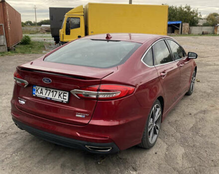 Красный Форд Фьюжн, объемом двигателя 2 л и пробегом 75 тыс. км за 14200 $, фото 3 на Automoto.ua