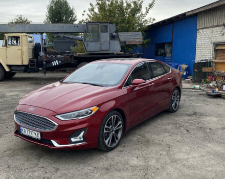 Красный Форд Фьюжн, объемом двигателя 2 л и пробегом 75 тыс. км за 14200 $, фото 1 на Automoto.ua