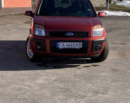Красный Форд Фьюжн, объемом двигателя 1.4 л и пробегом 152 тыс. км за 4500 $, фото 1 на Automoto.ua