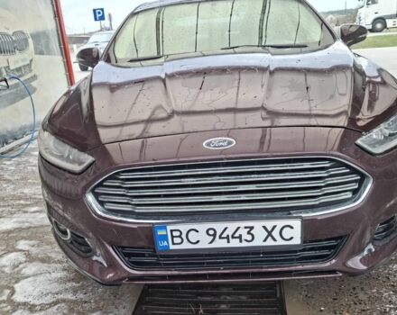 Красный Форд Фьюжн, объемом двигателя 1.6 л и пробегом 240 тыс. км за 7800 $, фото 1 на Automoto.ua