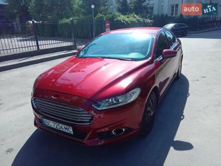 Форд Фьюжен 2013 у Львові на Automoto.ua Червоний Форд Фьюжен, об'ємом двигуна 2.49 л та пробігом 105 тис. км за 10800 $, фото 1 на Automoto.ua