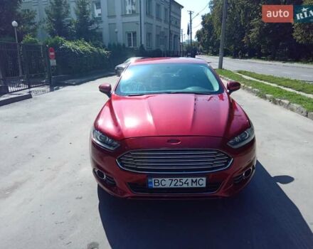Красный Форд Фьюжн, объемом двигателя 2.4 л и пробегом 103 тыс. км за 9900 $, фото 1 на Automoto.ua