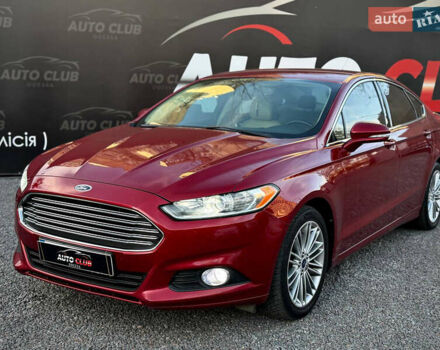 Красный Форд Фьюжн, объемом двигателя 2 л и пробегом 220 тыс. км за 7700 $, фото 1 на Automoto.ua