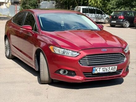 Червоний Форд Фьюжен, об'ємом двигуна 2 л та пробігом 211 тис. км за 8500 $, фото 1 на Automoto.ua
