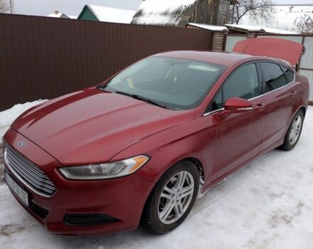 Красный Форд Фьюжн, объемом двигателя 2.5 л и пробегом 262 тыс. км за 8999 $, фото 1 на Automoto.ua
