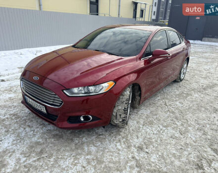 Красный Форд Фьюжн, объемом двигателя 2.5 л и пробегом 122 тыс. км за 12800 $, фото 1 на Automoto.ua