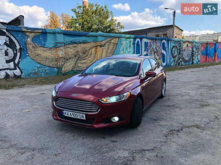 Форд Фьюжен 2015 у Харкові на Automoto.ua Червоний Форд Фьюжен, об'ємом двигуна 2 л та пробігом 148 тис. км за 9500 $, фото 1 на Automoto.ua