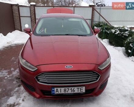 Красный Форд Фьюжн, объемом двигателя 2.49 л и пробегом 262 тыс. км за 8999 $, фото 1 на Automoto.ua
