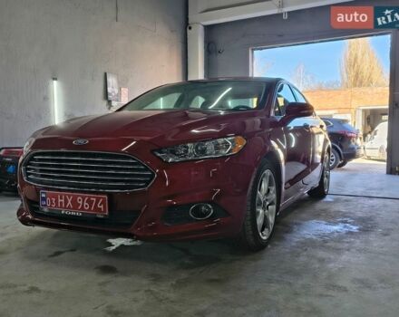 Красный Форд Фьюжн, объемом двигателя 2.5 л и пробегом 139 тыс. км за 11799 $, фото 1 на Automoto.ua