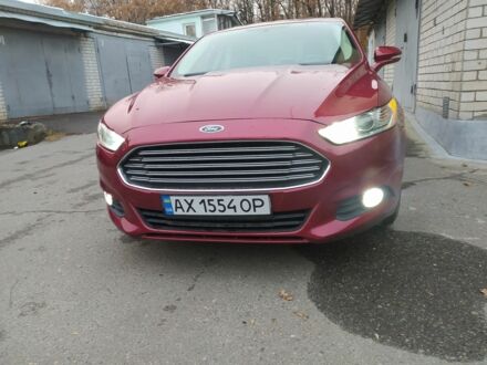 Форд Фьюжн 2016 в Харькове на Automoto.ua Красный Форд Фьюжн, объемом двигателя 1.5 л и пробегом 45 тыс. км за 12800 $, фото 1 на Automoto.ua