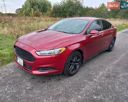 Красный Форд Фьюжн, объемом двигателя 2.49 л и пробегом 129 тыс. км за 12500 $, фото 1 на Automoto.ua