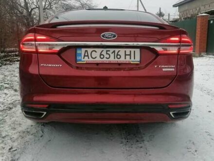 Форд Фьюжн 2016 в Нововолынск на Automoto.ua Красный Форд Фьюжн, объемом двигателя 2 л и пробегом 163 тыс. км за 13000 $, фото 1 на Automoto.ua