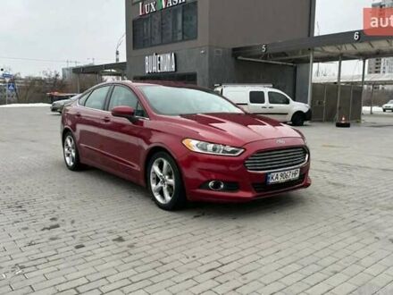 Форд Фьюжен 2016 у Львові на Automoto.ua Червоний Форд Фьюжен, об'ємом двигуна 2.49 л та пробігом 173 тис. км за 10500 $, фото 1 на Automoto.ua