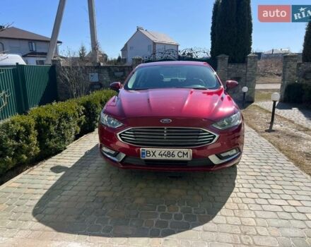 Красный Форд Фьюжн, объемом двигателя 1.5 л и пробегом 104 тыс. км за 9500 $, фото 1 на Automoto.ua