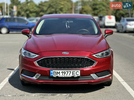 Красный Форд Фьюжн, объемом двигателя 1.5 л и пробегом 80 тыс. км за 13999 $, фото 1 на Automoto.ua