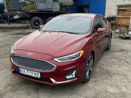 Красный Форд Фьюжн, объемом двигателя 2 л и пробегом 75 тыс. км за 14200 $, фото 1 на Automoto.ua