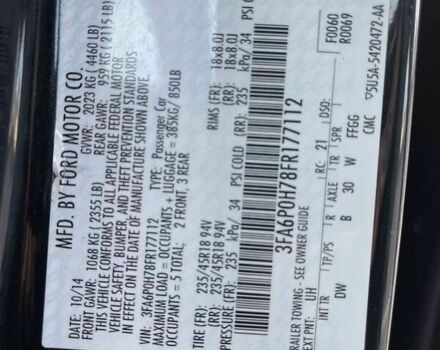 Форд Фьюжн, объемом двигателя 0 л и пробегом 115 тыс. км за 10750 $, фото 26 на Automoto.ua
