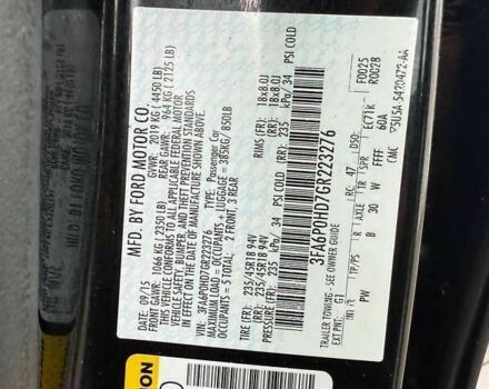 Форд Фьюжен, об'ємом двигуна 1.5 л та пробігом 212 тис. км за 8200 $, фото 10 на Automoto.ua
