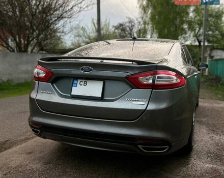 Серый Форд Фьюжн, объемом двигателя 2 л и пробегом 193 тыс. км за 8900 $, фото 3 на Automoto.ua