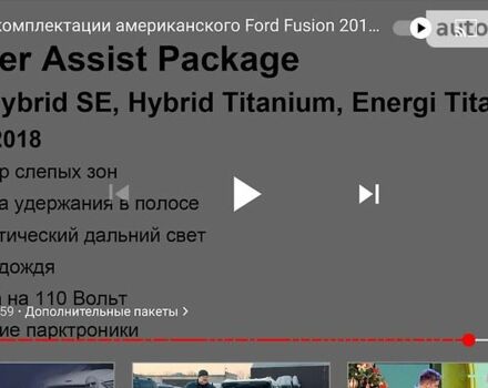 Серый Форд Фьюжн, объемом двигателя 1.5 л и пробегом 134 тыс. км за 10500 $, фото 3 на Automoto.ua