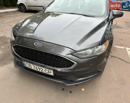 Форд Фьюжн 2017 в Киеве на Automoto.ua Серый Форд Фьюжн, объемом двигателя 2.49 л и пробегом 233 тыс. км за 9300 $, фото 1 на Automoto.ua