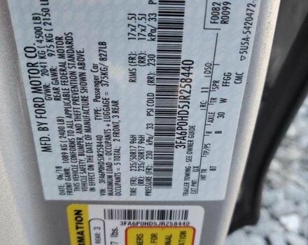 Форд Фьюжен 2018 у Дніпро (Дніпропетровську) на Automoto.ua Сірий Форд Фьюжен, об'ємом двигуна 1.5 л та пробігом 152 тис. км за 1800 $, фото 11 на Automoto.ua