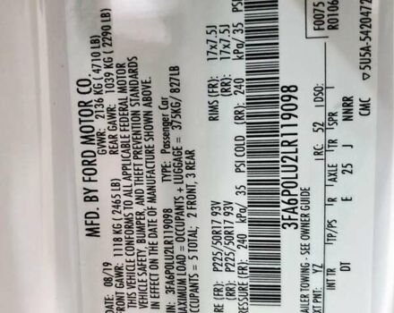 Серый Форд Фьюжн, объемом двигателя 2 л и пробегом 76 тыс. км за 3700 $, фото 11 на Automoto.ua