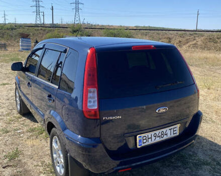 Синий Форд Фьюжн, объемом двигателя 1.4 л и пробегом 48 тыс. км за 7500 $, фото 2 на Automoto.ua
