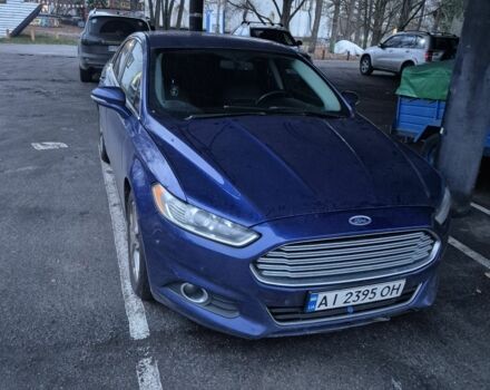 Синий Форд Фьюжн, объемом двигателя 1.6 л и пробегом 222 тыс. км за 7300 $, фото 2 на Automoto.ua