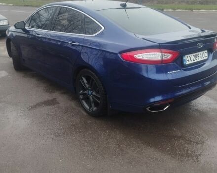 Синий Форд Фьюжн, объемом двигателя 2 л и пробегом 242 тыс. км за 8500 $, фото 4 на Automoto.ua
