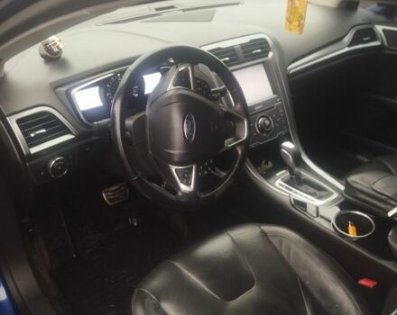 Синий Форд Фьюжн, объемом двигателя 2 л и пробегом 242 тыс. км за 8500 $, фото 5 на Automoto.ua