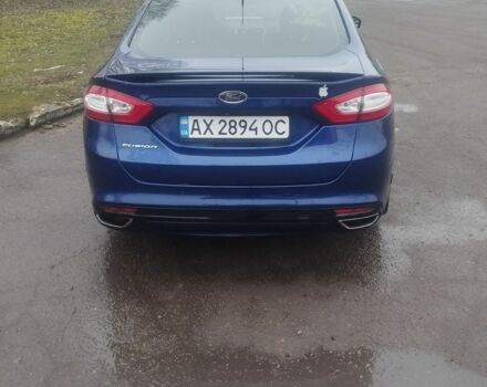 Синий Форд Фьюжн, объемом двигателя 2 л и пробегом 242 тыс. км за 8500 $, фото 3 на Automoto.ua