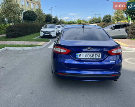 Синий Форд Фьюжн, объемом двигателя 1.6 л и пробегом 215 тыс. км за 9100 $, фото 5 на Automoto.ua