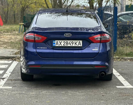 Синий Форд Фьюжн, объемом двигателя 1.5 л и пробегом 160 тыс. км за 8000 $, фото 4 на Automoto.ua