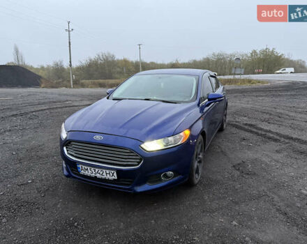 Синій Форд Фьюжен, об'ємом двигуна 2 л та пробігом 265 тис. км за 9300 $, фото 1 на Automoto.ua