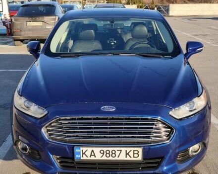 Синий Форд Фьюжн, объемом двигателя 2 л и пробегом 141 тыс. км за 13499 $, фото 1 на Automoto.ua