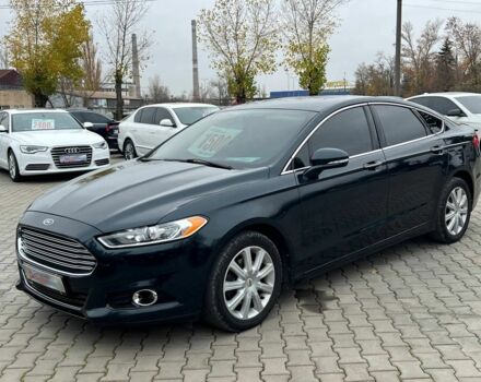 Синий Форд Фьюжн, объемом двигателя 2 л и пробегом 212 тыс. км за 9800 $, фото 2 на Automoto.ua