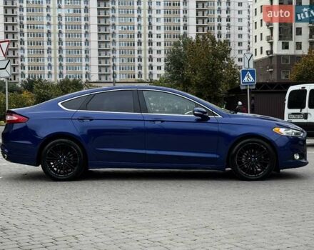 Форд Фьюжн 2014 в Одессе на Automoto.ua Синий Форд Фьюжн, объемом двигателя 2 л и пробегом 155 тыс. км за 9500 $, фото 9 на Automoto.ua