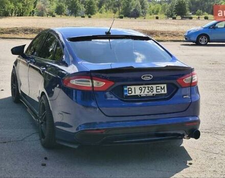 Форд Фьюжн 2015 в Горишние Плавни (Комсомольск) на Automoto.ua Синий Форд Фьюжн, объемом двигателя 2 л и пробегом 119 тыс. км за 11400 $, фото 5 на Automoto.ua