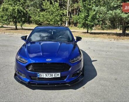 Форд Фьюжн 2015 в Горишние Плавни (Комсомольск) на Automoto.ua Синий Форд Фьюжн, объемом двигателя 2 л и пробегом 119 тыс. км за 11400 $, фото 1 на Automoto.ua