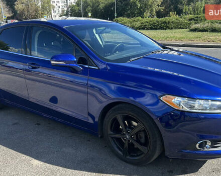 Форд Фьюжн 2015 в Киеве на Automoto.ua Синий Форд Фьюжн, объемом двигателя 2.49 л и пробегом 236 тыс. км за 9750 $, фото 2 на Automoto.ua