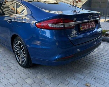 Форд Фьюжн 2016 в Одессе на Automoto.ua Синий Форд Фьюжн, объемом двигателя 2 л и пробегом 113 тыс. км за 14500 $, фото 18 на Automoto.ua