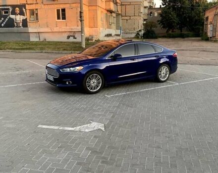 Форд Фьюжн 2016 в Александрие на Automoto.ua Синий Форд Фьюжн, объемом двигателя 2 л и пробегом 163 тыс. км за 12800 $, фото 3 на Automoto.ua