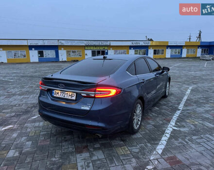 Синий Форд Фьюжн, объемом двигателя 2 л и пробегом 174 тыс. км за 13800 $, фото 5 на Automoto.ua