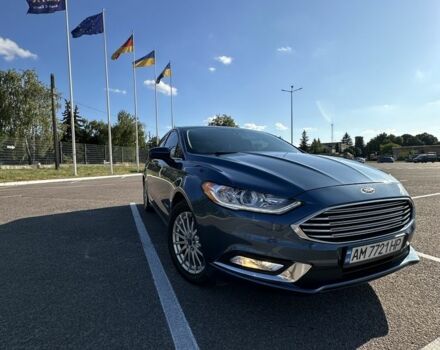 Форд Фьюжн 2017 в Житомире на Automoto.ua Синий Форд Фьюжн, объемом двигателя 2 л и пробегом 172 тыс. км за 13350 $, фото 17 на Automoto.ua