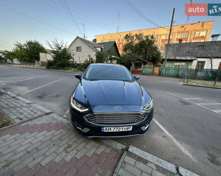 Синий Форд Фьюжн, объемом двигателя 2 л и пробегом 172 тыс. км за 14300 $, фото 13 на Automoto.ua
