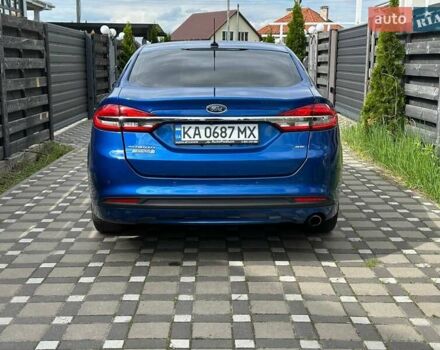 Синий Форд Фьюжн, объемом двигателя 2 л и пробегом 99 тыс. км за 17100 $, фото 4 на Automoto.ua